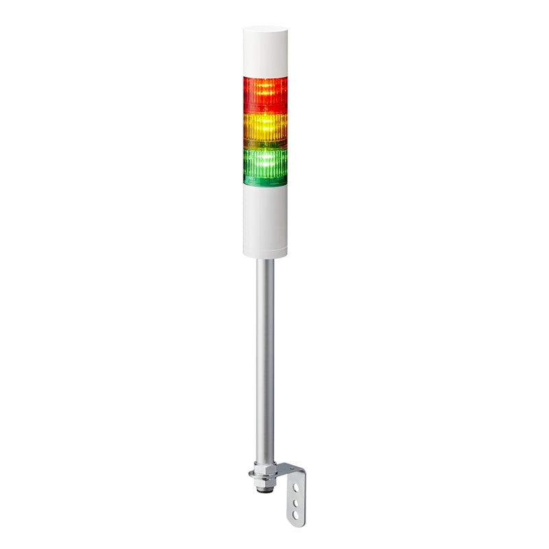 3 color tier lr5 50mm signal tower light with L bracket