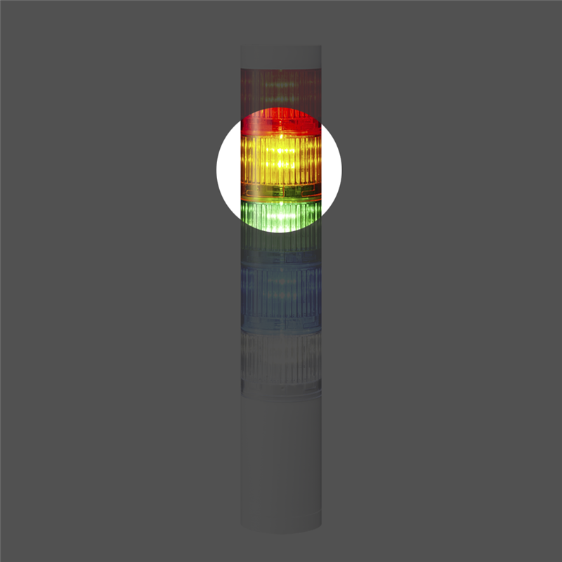 yellow color clear led module for 50mm signal tower light or warning light