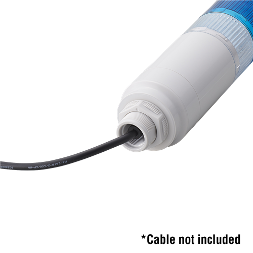 LR6-102W4NW-G, M12 Connector 60mm Signal Tower