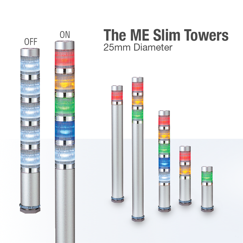 25mm ME signal tower light and led warning light