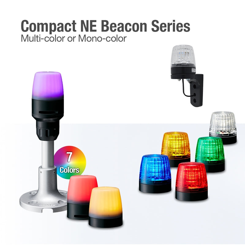 collection of multi color signal beacon & warning light