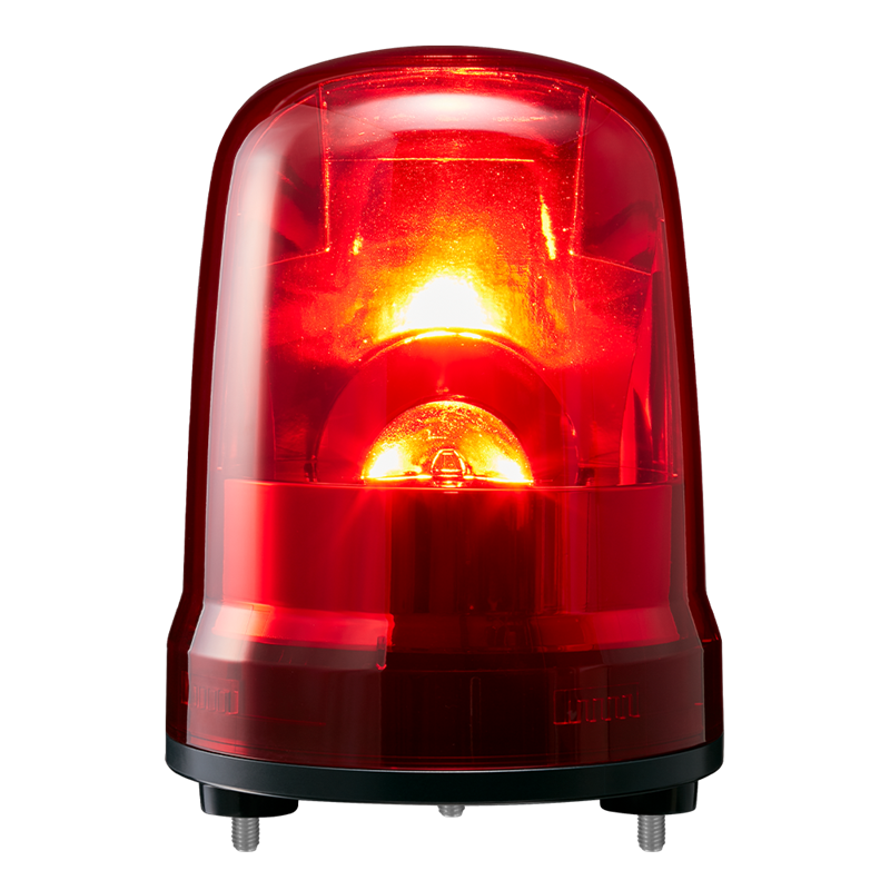 red color rotating 150mm signal beacon or warning light