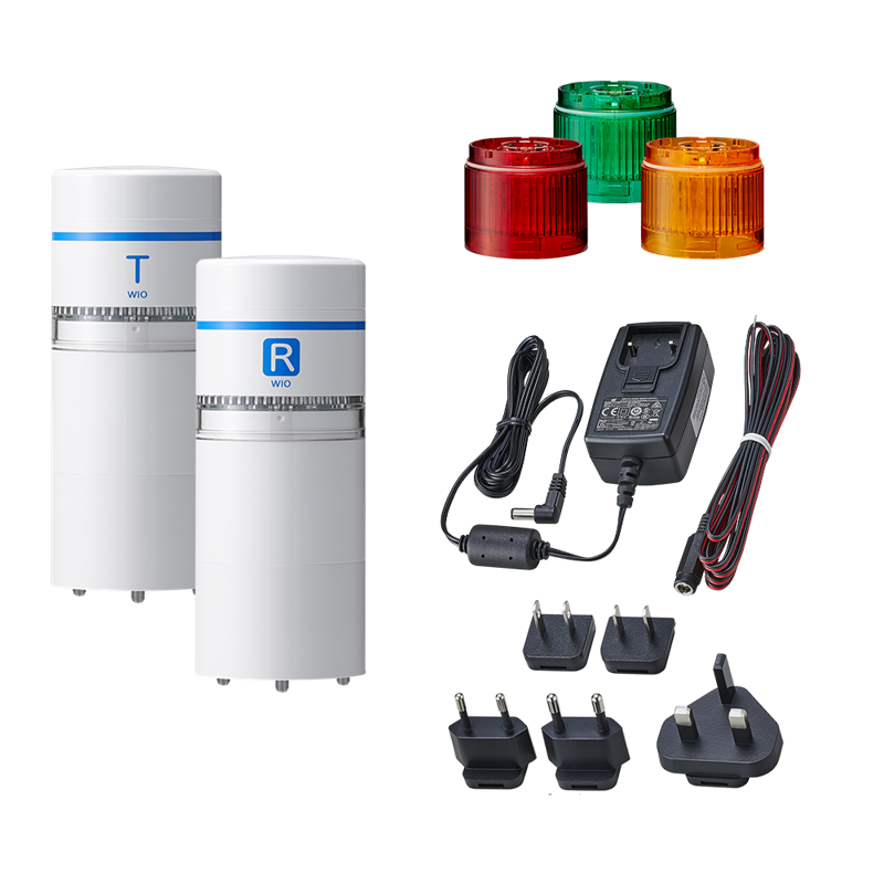 wio wireless signal tower light & stack light full set