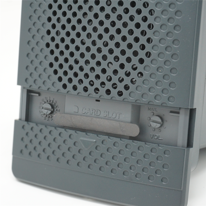 back side details for grey color loudspeaker alarm