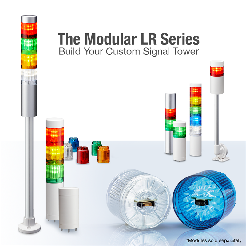 LR6-3USBW-RYG, USB Signal Tower Light