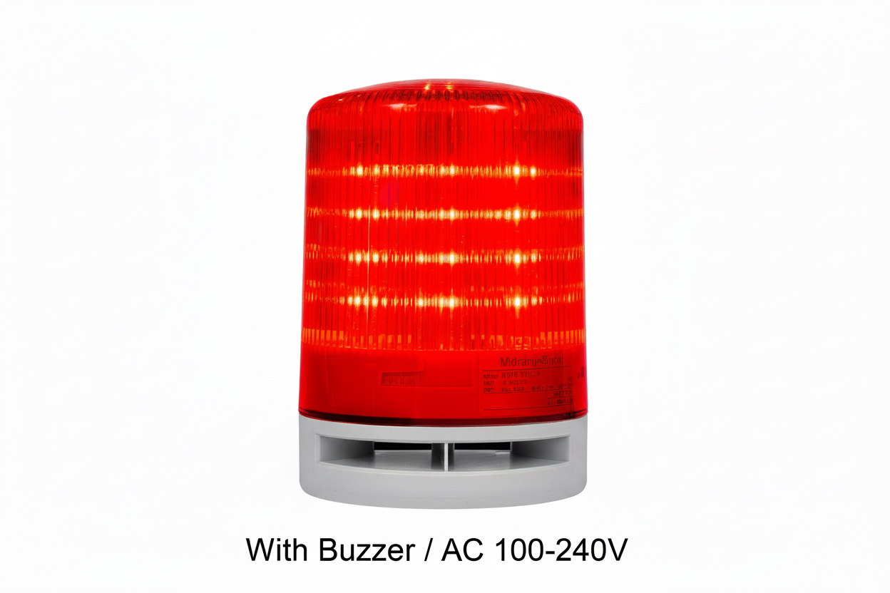 MidrangeSignal MB10 Series Φ100mm Signal Beacon (Red & Amber)