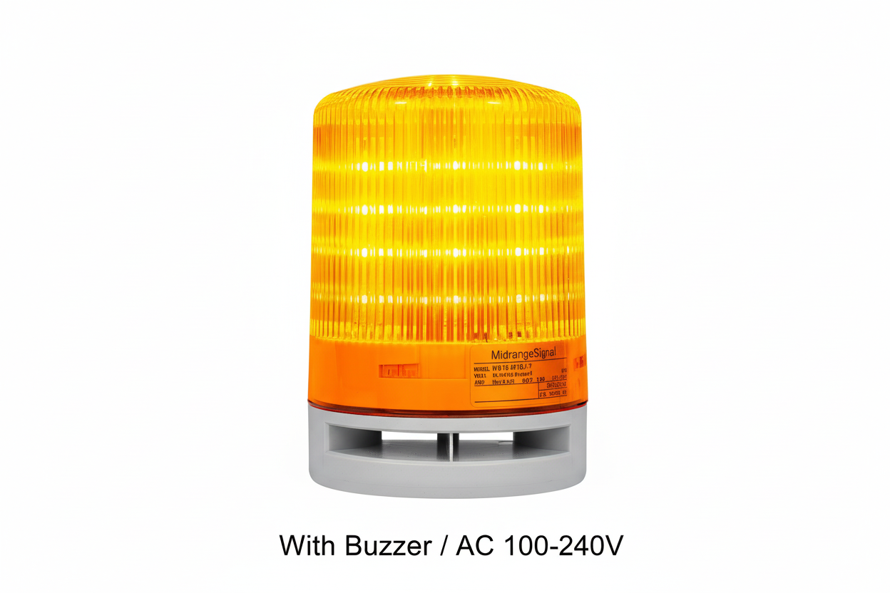 MidrangeSignal MB10 Series Φ100mm Signal Beacon (Red & Amber)