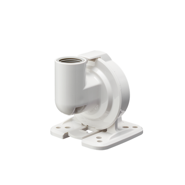 Folding Bracket for pole mounted LR signal tower light or warning light