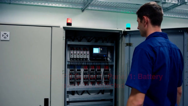Smart UPS Monitoring Solution for Data Centers with Visual & Voice Alerts