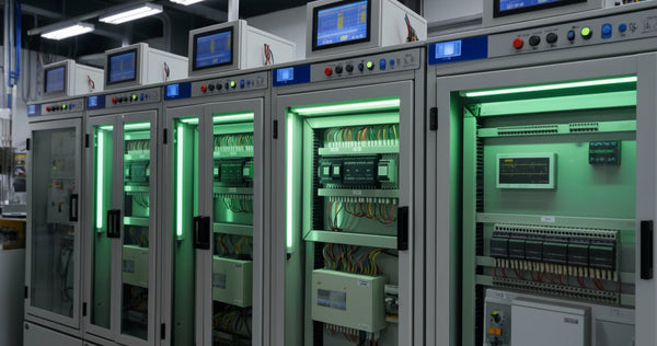 Industrial Multi-colour Strip Light Application for Control Panel Status Indication and Maintenance Visibility