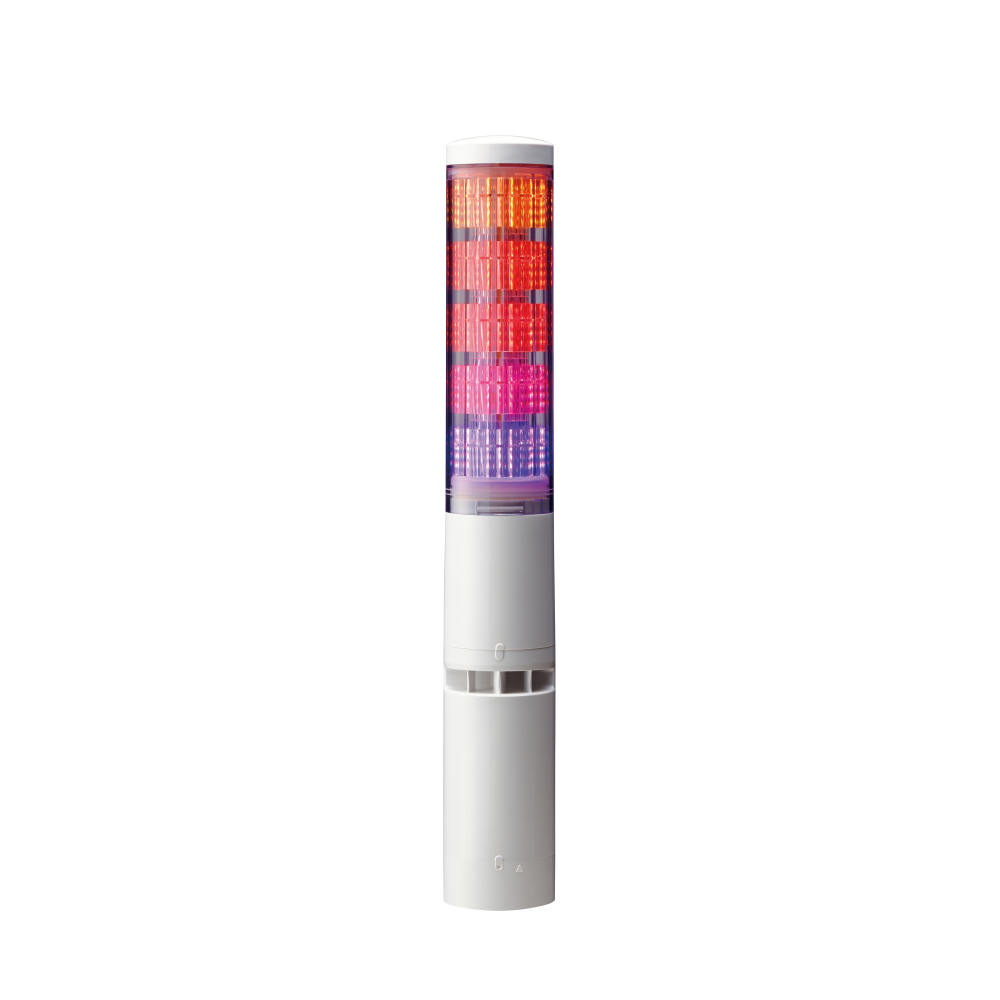 Ethernet Programmable LED Signal Tower Light with PoE, LA6-5DTNWB-POE