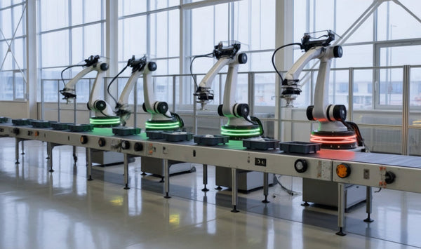 Real-Time Machine Status Indication with Multi-colour Strip Lights